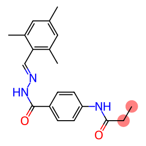 N-[4-({2-[(E)-mesitylmethylidene]hydrazino}carbonyl)phenyl]propanamide