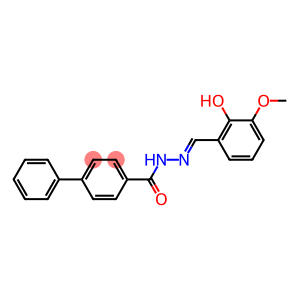 N'-[(E)-(2-hydroxy-3-methoxyphenyl)methylidene][1,1'-biphenyl]-4-carbohydrazide