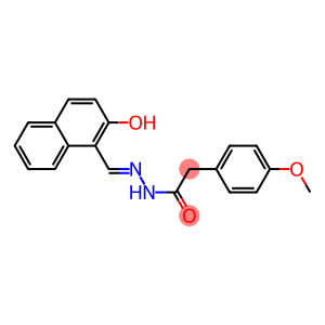 N'-[(E)-(2-hydroxy-1-naphthyl)methylidene]-2-(4-methoxyphenyl)acetohydrazide