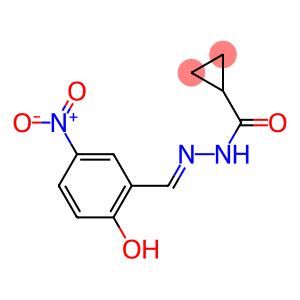 N'-[(E)-(2-hydroxy-5-nitrophenyl)methylidene]cyclopropanecarbohydrazide