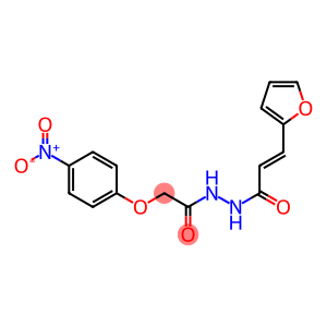 N'-[(E)-3-(2-furyl)-2-propenoyl]-2-(4-nitrophenoxy)acetohydrazide