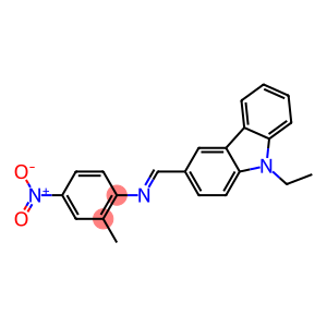 N-[(E)-(9-ethyl-9H-carbazol-3-yl)methylidene]-N-(2-methyl-4-nitrophenyl)amine