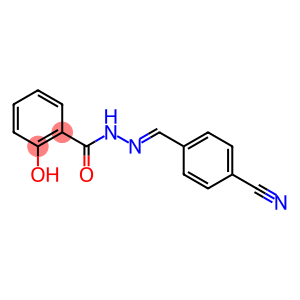 N'-[(E)-(4-cyanophenyl)methylidene]-2-hydroxybenzohydrazide