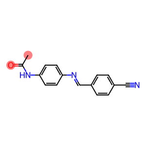 N-(4-{[(E)-(4-cyanophenyl)methylidene]amino}phenyl)acetamide