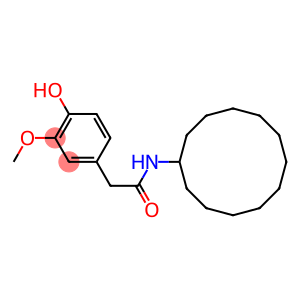 N-Cyclododecyl-4-hydroxy-3-methoxybenzeneacetamide