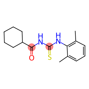 N-(cyclohexylcarbonyl)-N'-(2,6-dimethylphenyl)thiourea