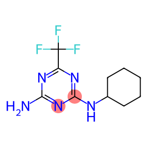 N2-cyclohexyl-6-(trifluoromethyl)-1,3,5-triazine-2,4-diamine