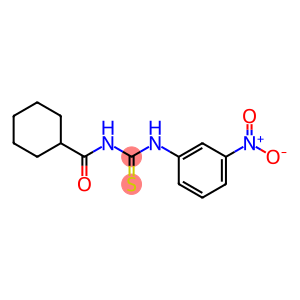 N-(cyclohexylcarbonyl)-N'-(3-nitrophenyl)thiourea