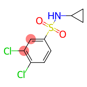 N1-cyclopropyl-3,4-dichlorobenzene-1-sulfonamide