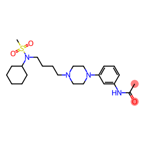 N-{3-[4-(4-CYCLOHEXYLMETHANESULFONYLAMINOBUTYL)PIPERAZIN-1-YL]PHENYL}ACETAMIDE