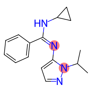 N-CYCLOPROPYL-N'-(1-ISOPROPYL-1H-PYRAZOL-5-YL)BENZENECARBOXIMIDAMIDE