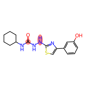 N-CYCLOHEXYL-2-[4-(3-HYDROXYPHENYL)-1,3-THIAZOL-2-YL]HYDRAZINECARBOXAMIDE