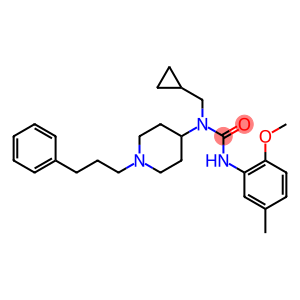 N-(CYCLOPROPYLMETHYL)-N'-(2-METHOXY-5-METHYLPHENYL)-N-[1-(3-PHENYLPROPYL)PIPERIDIN-4-YL]UREA