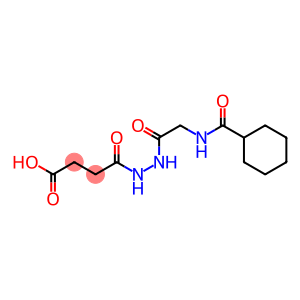 3-(N'-[2-(CYCLOHEXANECARBONYL-AMINO)-ACETYL]-HYDRAZINOCARBONYL)-PROPIONIC ACID