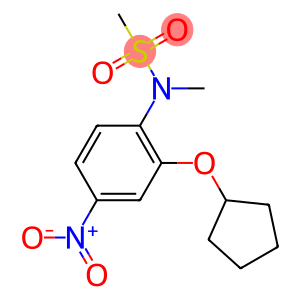 N-(2-CYCLOPENTYLOXY-4-NITRO-PHENYL)-N-METHYL-METHANESULFONAMIDE