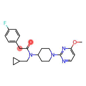 N-(CYCLOPROPYLMETHYL)-2-(4-FLUOROPHENYL)-N-[1-(4-METHOXYPYRIMIDIN-2-YL)PIPERIDIN-4-YL]ACETAMIDE