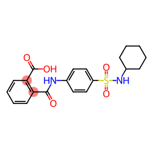 N-(4-CYCLOHEXYLSULFAMOYL-PHENYL)-PHTHALAMIC ACID