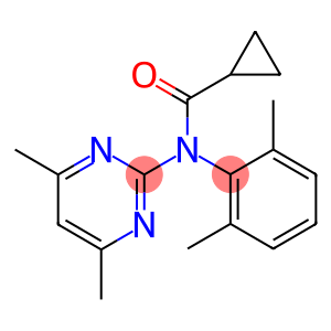 N-(CYCLOPROPYLCARBONYL)-N-(2,6-DIMETHYLPHENYL)-4,6-DIMETHYL-2-PYRIMIDINAMINE