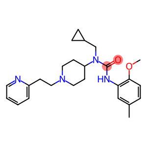 N-(CYCLOPROPYLMETHYL)-N'-(2-METHOXY-5-METHYLPHENYL)-N-[1-(2-PYRIDIN-2-YLETHYL)PIPERIDIN-4-YL]UREA