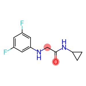 N-cyclopropyl-2-[(3,5-difluorophenyl)amino]acetamide