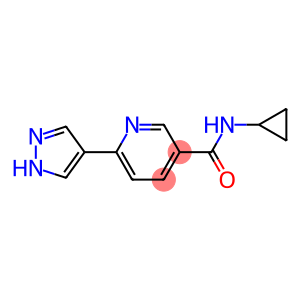 N-CYCLOPROPYL-6-(1H-PYRAZOL-4-YL)NICOTINAMIDE