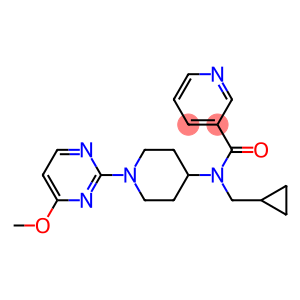 N-(CYCLOPROPYLMETHYL)-N-[1-(4-METHOXYPYRIMIDIN-2-YL)PIPERIDIN-4-YL]NICOTINAMIDE