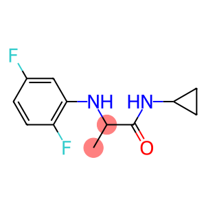 N-cyclopropyl-2-[(2,5-difluorophenyl)amino]propanamide