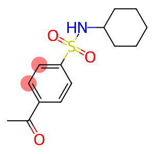 N-cyclohexyl-4-acetylbenzene-1-sulfonamide