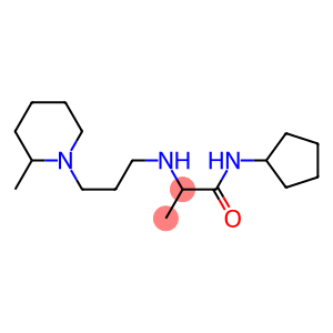 N-cyclopentyl-2-{[3-(2-methylpiperidin-1-yl)propyl]amino}propanamide