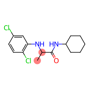 N-cyclohexyl-2-[(2,5-dichlorophenyl)amino]propanamide