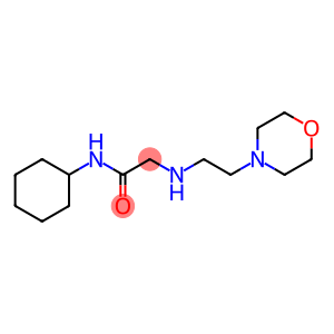 N-cyclohexyl-2-{[2-(morpholin-4-yl)ethyl]amino}acetamide