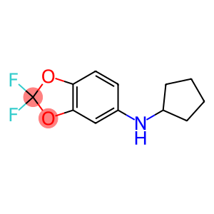 N-cyclopentyl-2,2-difluoro-2H-1,3-benzodioxol-5-amine