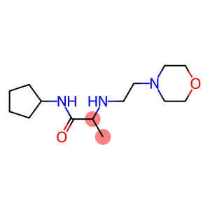 N-cyclopentyl-2-{[2-(morpholin-4-yl)ethyl]amino}propanamide