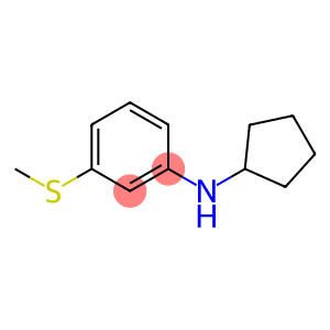 N-cyclopentyl-3-(methylsulfanyl)aniline