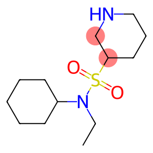 N-cyclohexyl-N-ethylpiperidine-3-sulfonamide