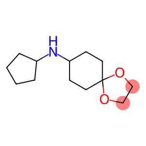 N-cyclopentyl-1,4-dioxaspiro[4.5]decan-8-amine