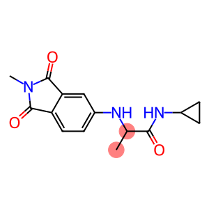 N-cyclopropyl-2-[(2-methyl-1,3-dioxo-2,3-dihydro-1H-isoindol-5-yl)amino]propanamide