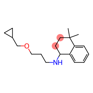 N-[3-(cyclopropylmethoxy)propyl]-4,4-dimethyl-1,2,3,4-tetrahydronaphthalen-1-amine