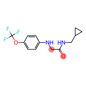 N-(cyclopropylmethyl)-2-{[4-(trifluoromethoxy)phenyl]amino}acetamide