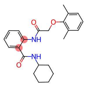 N-cyclohexyl-2-{[(2,6-dimethylphenoxy)acetyl]amino}benzamide