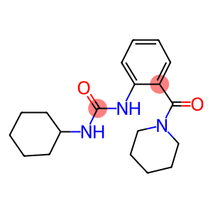 N-cyclohexyl-N'-[2-(1-piperidinylcarbonyl)phenyl]urea