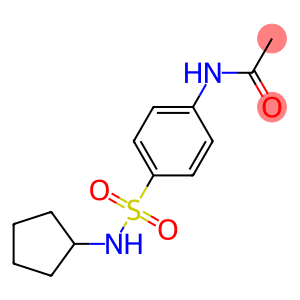 N-{4-[(cyclopentylamino)sulfonyl]phenyl}acetamide