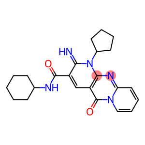 N-cyclohexyl-1-cyclopentyl-2-imino-5-oxo-1,5-dihydro-2H-dipyrido[1,2-a:2,3-d]pyrimidine-3-carboxamide