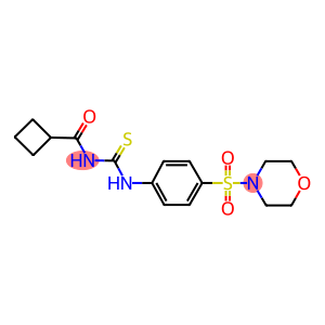 N-(cyclobutylcarbonyl)-N'-[4-(4-morpholinylsulfonyl)phenyl]thiourea