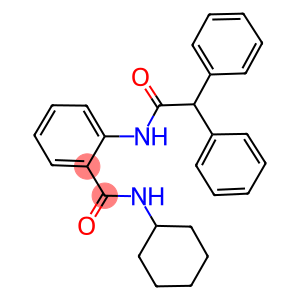 N-cyclohexyl-2-[(diphenylacetyl)amino]benzamide