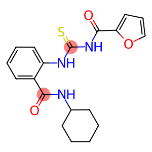 N-cyclohexyl-2-{[(2-furoylamino)carbothioyl]amino}benzamide