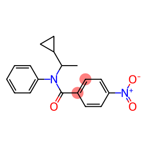 N-(1-cyclopropylethyl)-4-nitro-N-phenylbenzamide