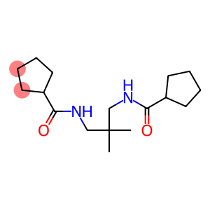 N-{3-[(cyclopentylcarbonyl)amino]-2,2-dimethylpropyl}cyclopentanecarboxamide