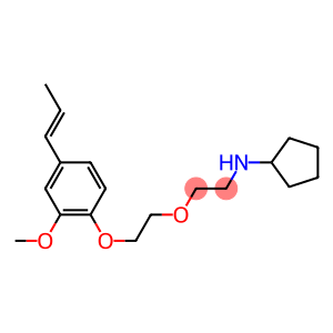 N-cyclopentyl-N-(2-{2-[2-methoxy-4-(1-propenyl)phenoxy]ethoxy}ethyl)amine