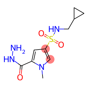 N-(cyclopropylmethyl)-5-(hydrazinocarbonyl)-1-methyl-1H-pyrrole-3-sulfonamide